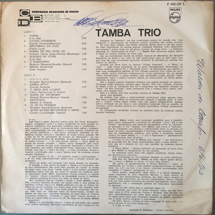 Full tamba trio st back