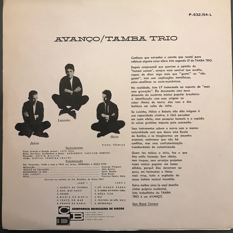 Full tamba trio avanco back
