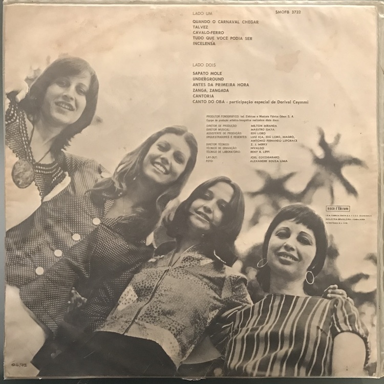 Full quarteto em cy st 1972 back