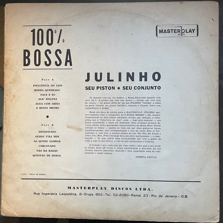 Full julinho 100 bossa back
